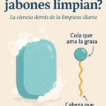¿Por qué los jabones limpian?